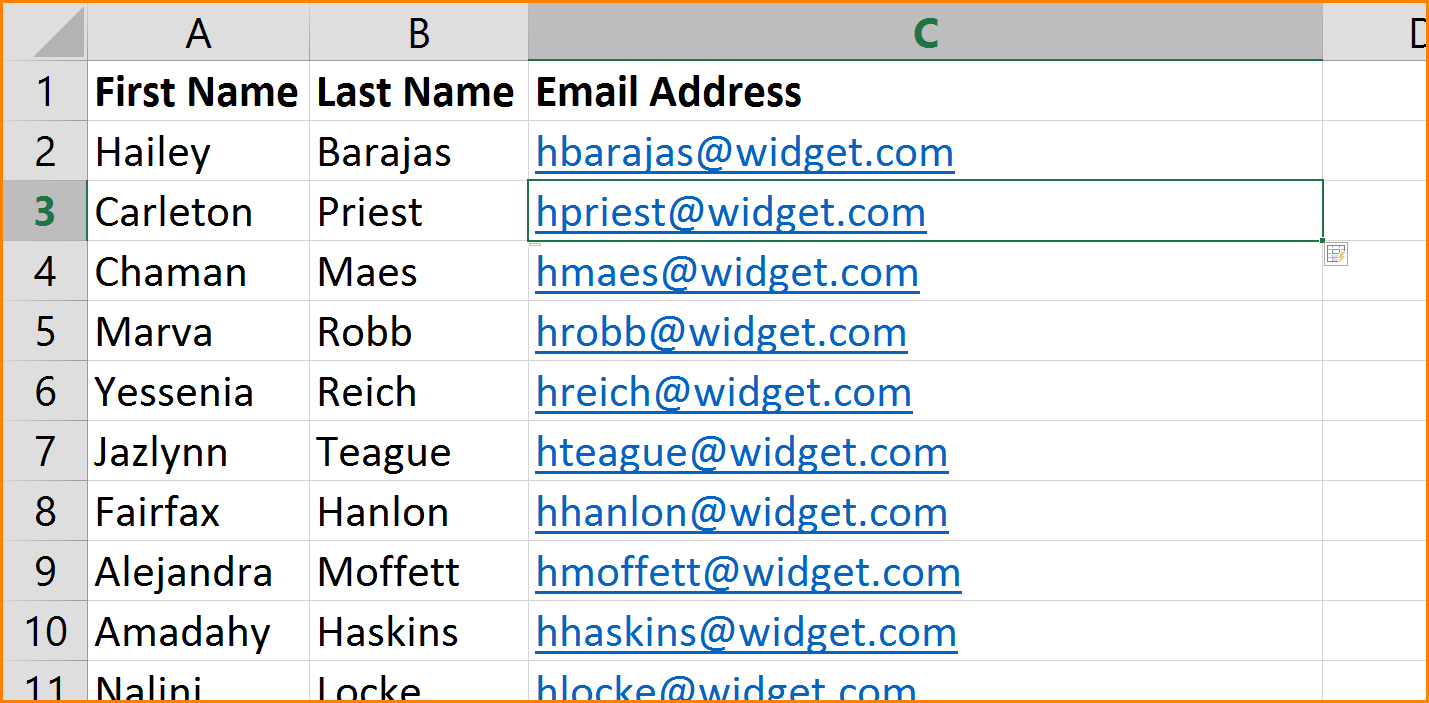 Excel Convert Names To Email Addresses Skillforge 3764