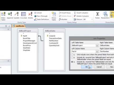 Linking Tables in Microsoft Access Queries