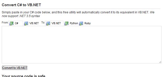 تحويل كود vb الي سي شارب Convert vb to C sharp