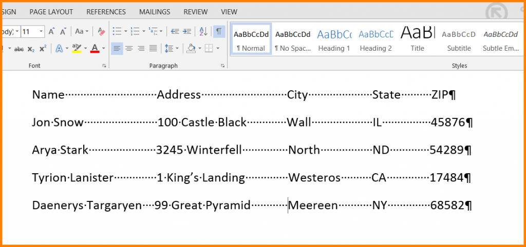 microsoft-word-replace-multiple-spaces-with-a-tab-character