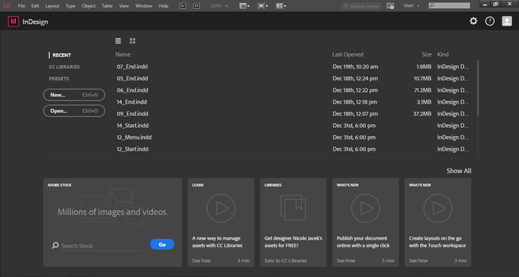 adobe indesign cc 2015