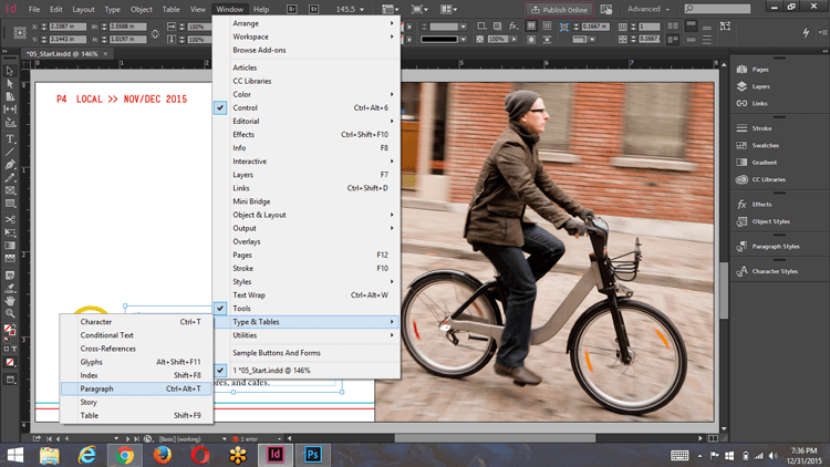 indesign cc 2015