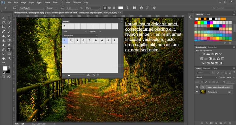 how to add fonts to adobe photoshop cc windows 7