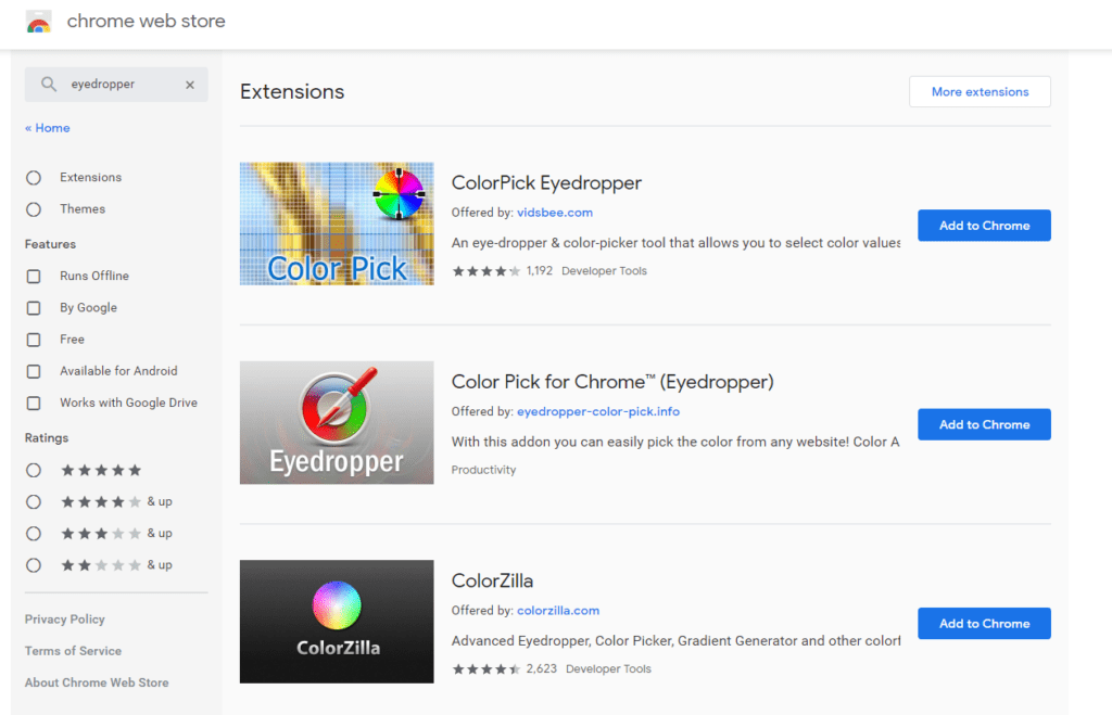 eye dropper chrome plugin