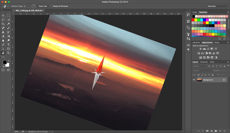 Rotate Photoshop