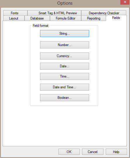 crystal reports 2013 grow fields