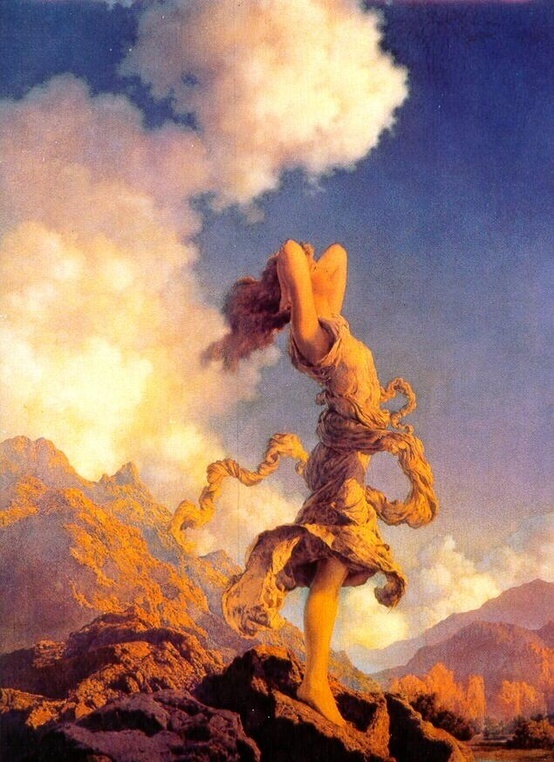 Maxfield Parrish Clouds