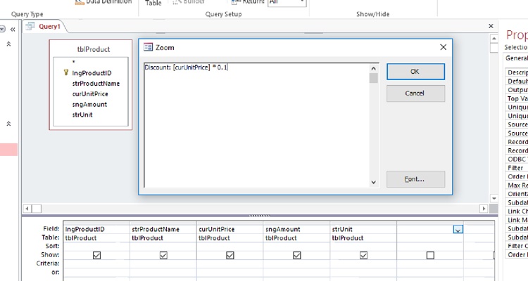 microsoft access 2013 tutorial 5 case 1