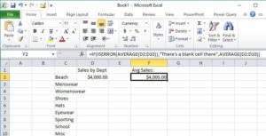 Formula finds one cell with data and calculates average