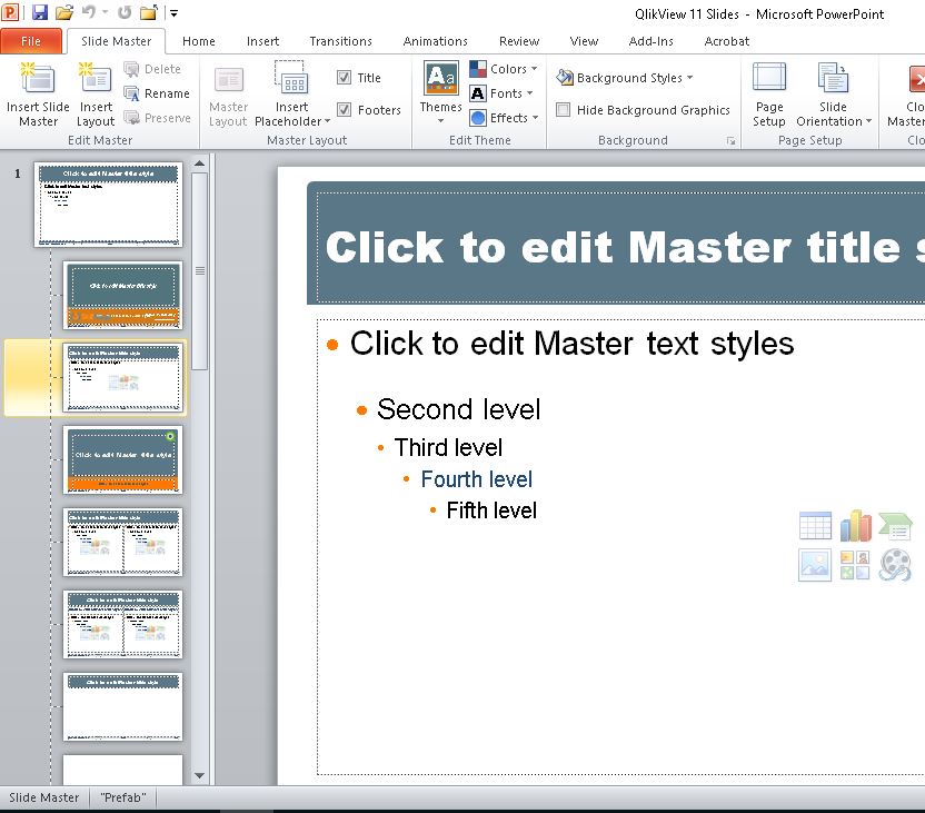 how to display slide master in powerpoint