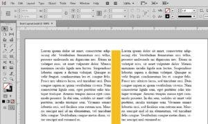 InDesign Gutter Space