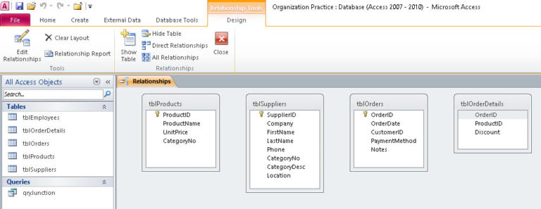 Data Types, Properties, and Relationships in Access - SkillForge