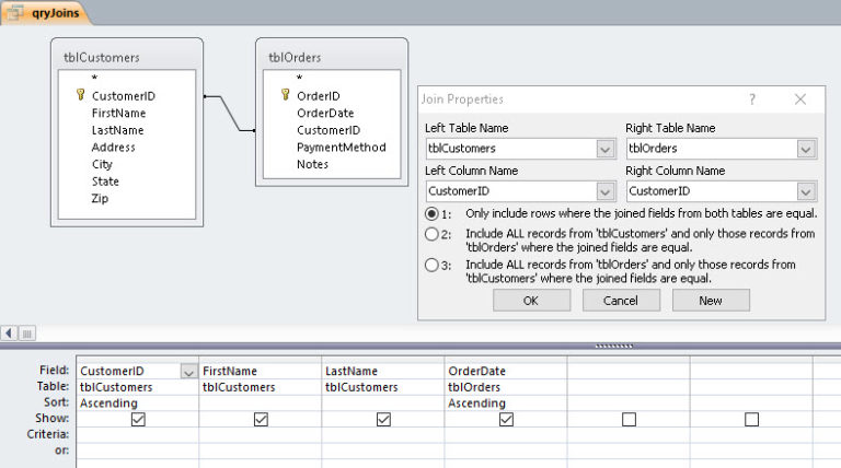 How to Use Table Joins in Microsoft Access - SkillForge