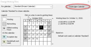 Create new calendar