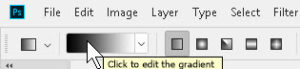 Photoshop gradient options