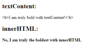 InnerHTML Vs TextContent - The Difference Between These JavaScript ...