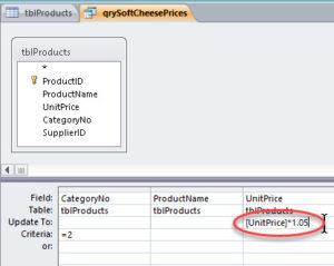 Action query formula