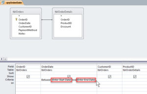 Parameter query prompts