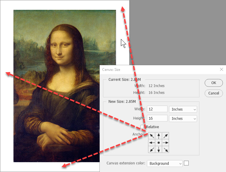 How to change artboard's size in Photoshop - imagy