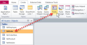 Create datasheet form