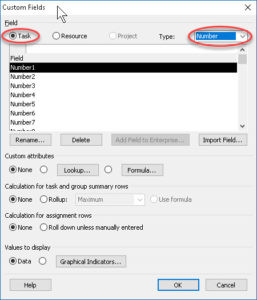 Custom fields