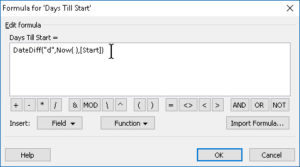 Calculated formula