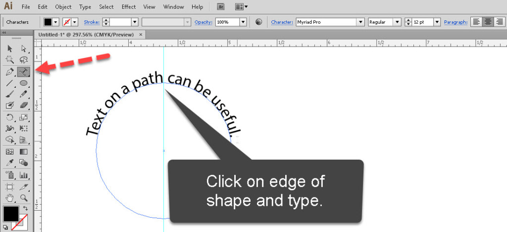 Use Type on a Path in Adobe Illustrator - SkillForge