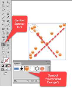 Symbol sprayer