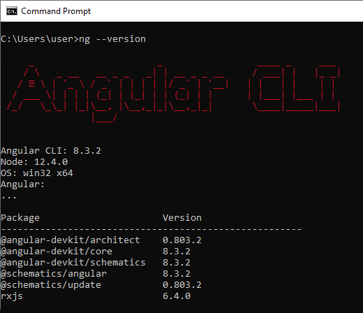 Angular CLI Version