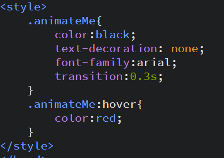 css hover animation