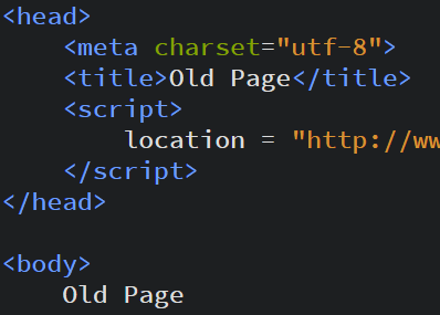 how to redirect page using JavaScript